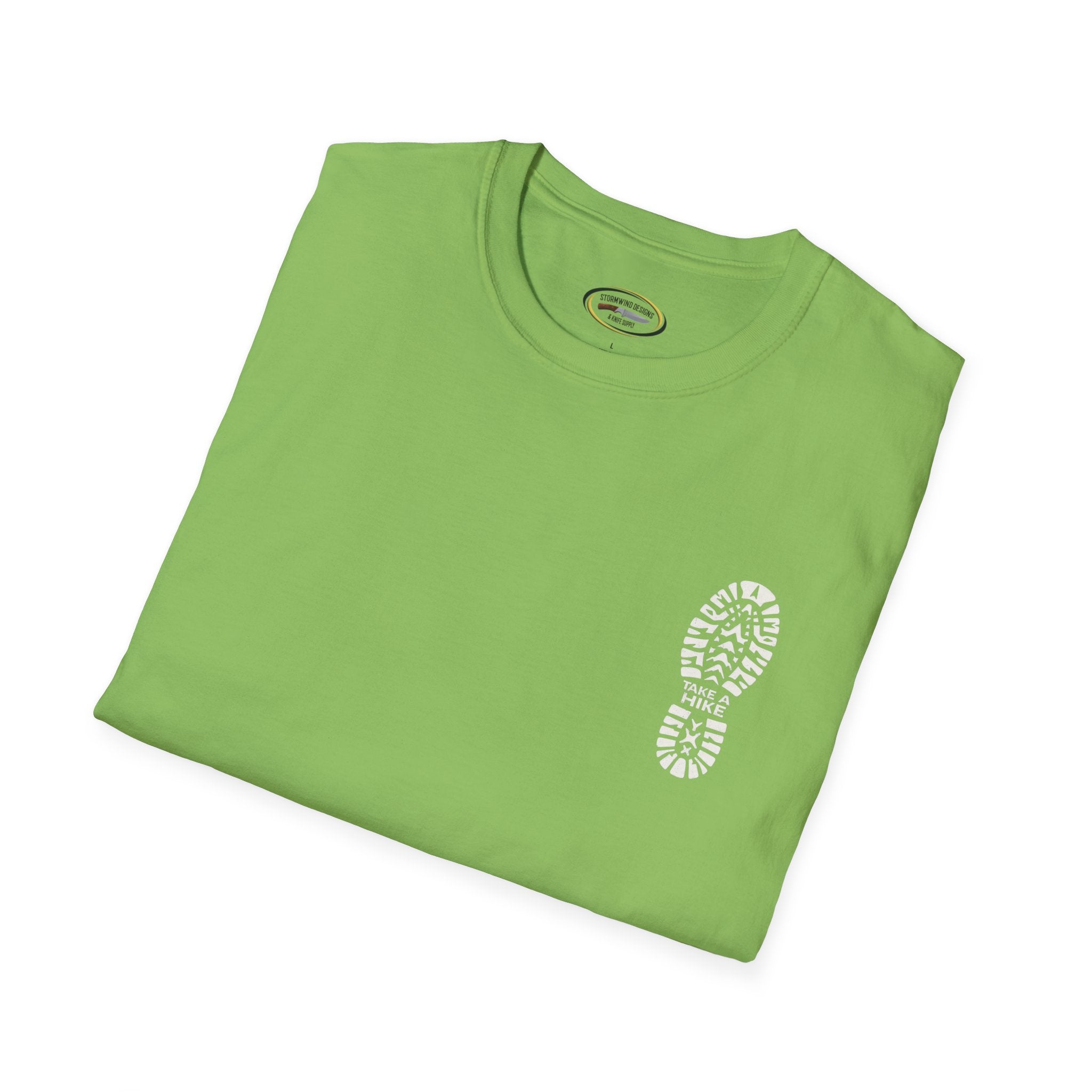 Unisex Take a Hike Soft-Style Tee - 100% Cotton Comfort with Durable Twill Tape & Ribbed Collar
