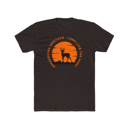 “American Hunting Heritage Men’s Tee - Long live the Hunt | Lightweight Cotton Crew Shirt”