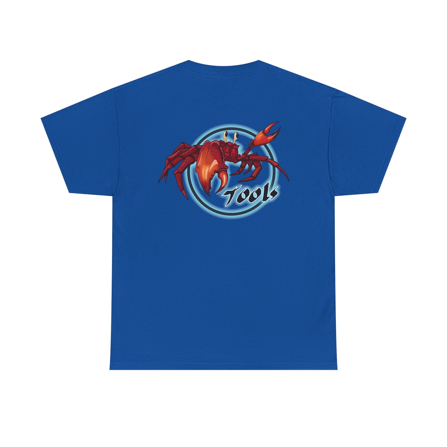 Crab-Themed Unisex Heavy Cotton Tee - Fun Seafood T-Shirt, Beach Wear, Summer Party, Ocean Lover Gift, Casual Style