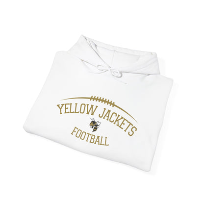 Yellow Jackets Football Unisex Hoodie, Cozy Sweatshirt, Game Day Apparel, Sports Team Gear, Unique Gift for Fans