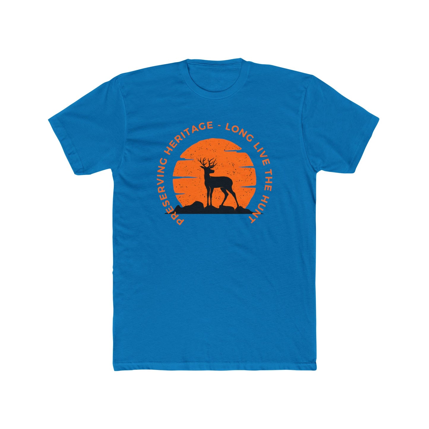 “American Hunting Heritage Men’s Tee - Long live the Hunt | Lightweight Cotton Crew Shirt”
