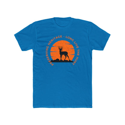 “American Hunting Heritage Men’s Tee - Long live the Hunt | Lightweight Cotton Crew Shirt”
