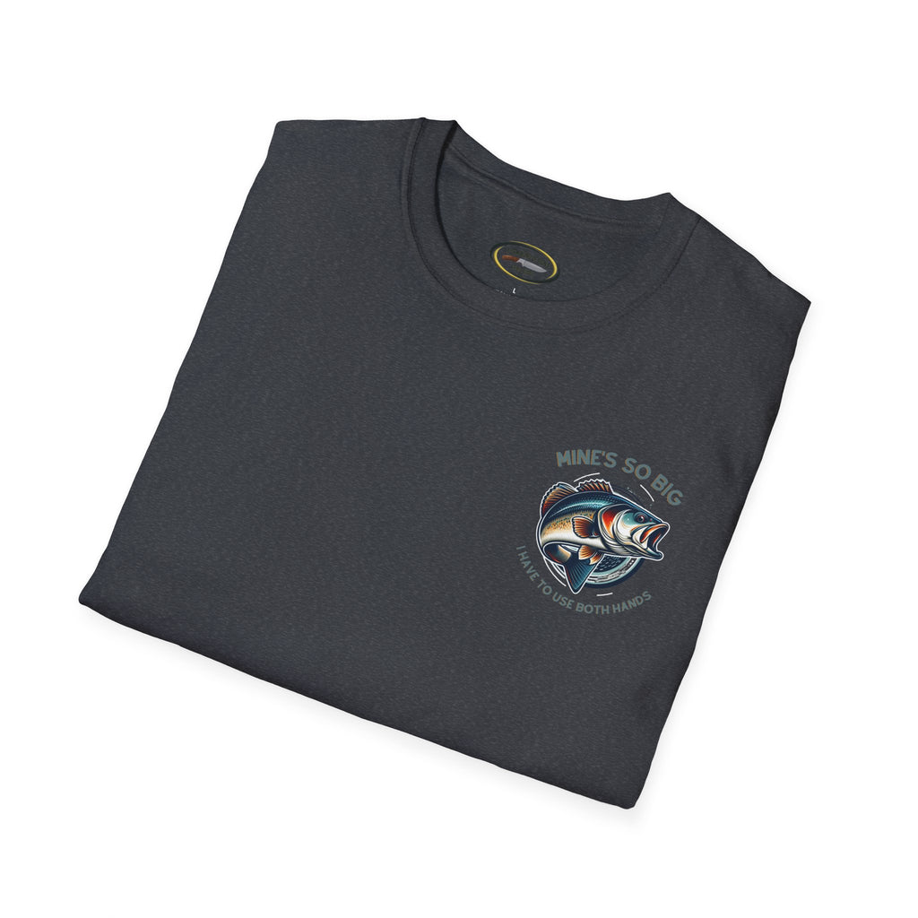 Unisex Bass Fishing T-Shirt | Humorous Angler Tee | Soft-Style Cotton Comfort | Durable & Ethical Casualwear | Funny Fishing Gift