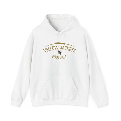 Yellow Jackets Football Unisex Hoodie, Cozy Sweatshirt, Game Day Apparel, Sports Team Gear, Unique Gift for Fans