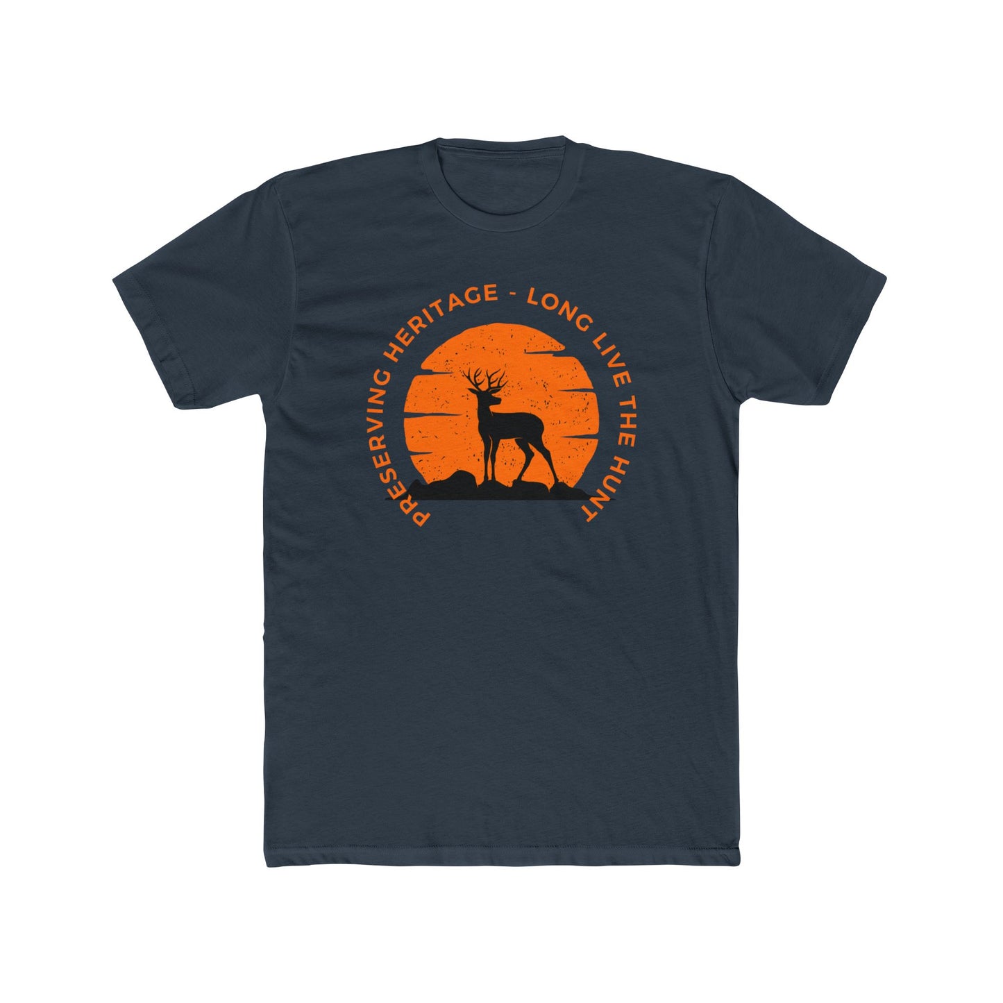 “American Hunting Heritage Men’s Tee - Long live the Hunt | Lightweight Cotton Crew Shirt”