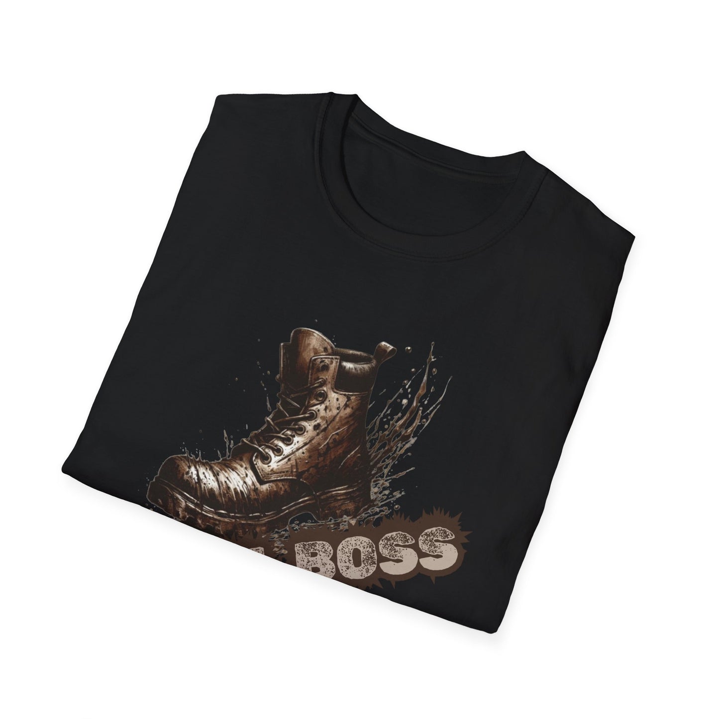 Trail Boss Cotton Tee: Bear-Proof Humor, Eco-Friendly Comfort, Versatile Outdoor Wear