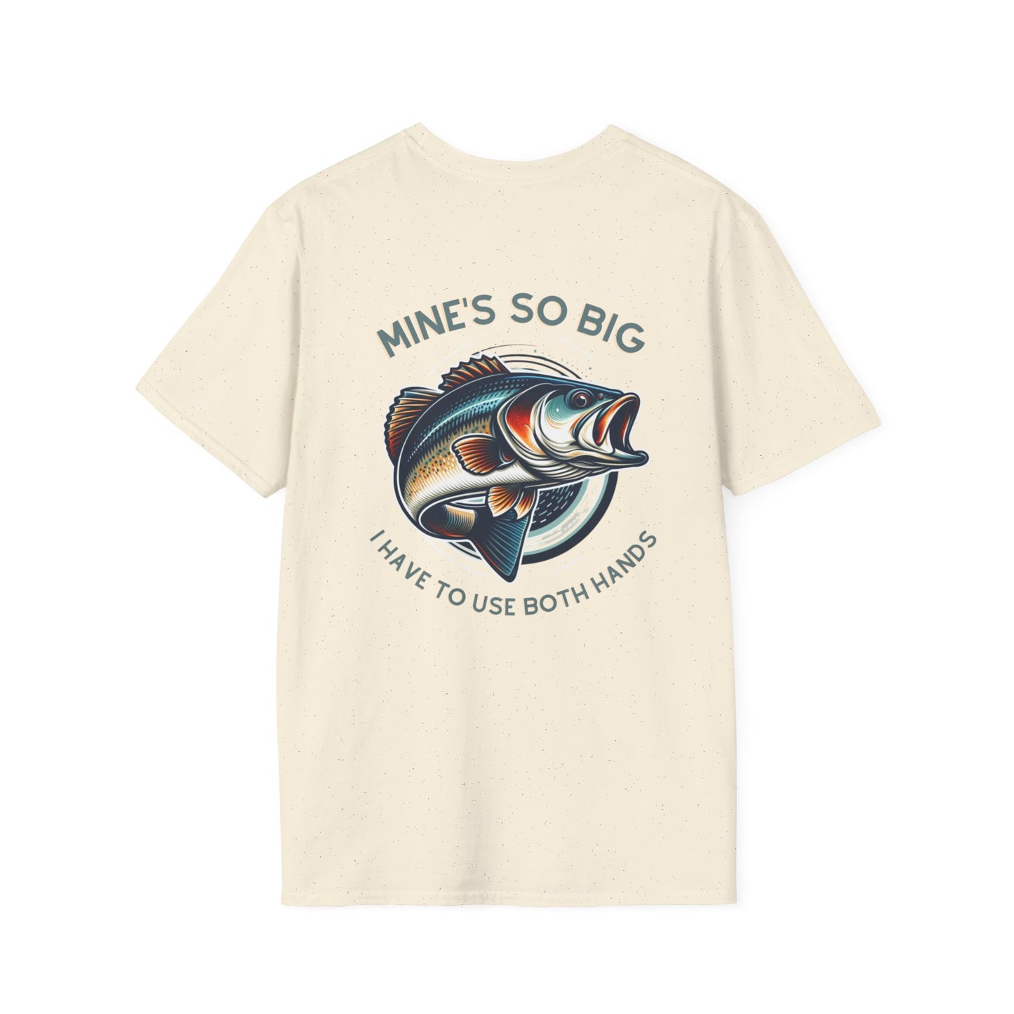 Unisex Bass Fishing T-Shirt | Humorous Angler Tee | Soft-Style Cotton Comfort | Durable & Ethical Casualwear | Funny Fishing Gift