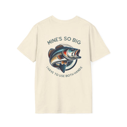 Unisex Bass Fishing T-Shirt | Humorous Angler Tee | Soft-Style Cotton Comfort | Durable & Ethical Casualwear | Funny Fishing Gift