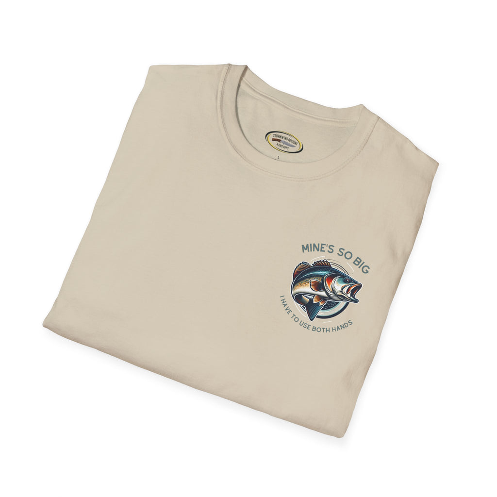 Unisex Bass Fishing T-Shirt | Humorous Angler Tee | Soft-Style Cotton Comfort | Durable & Ethical Casualwear | Funny Fishing Gift