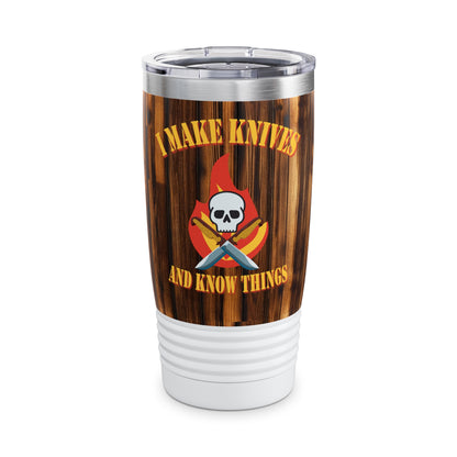 Makers & Knife Enthusiasts Ringneck Tumbler - 20oz Double-Wall Stainless Steel with Glossy Print