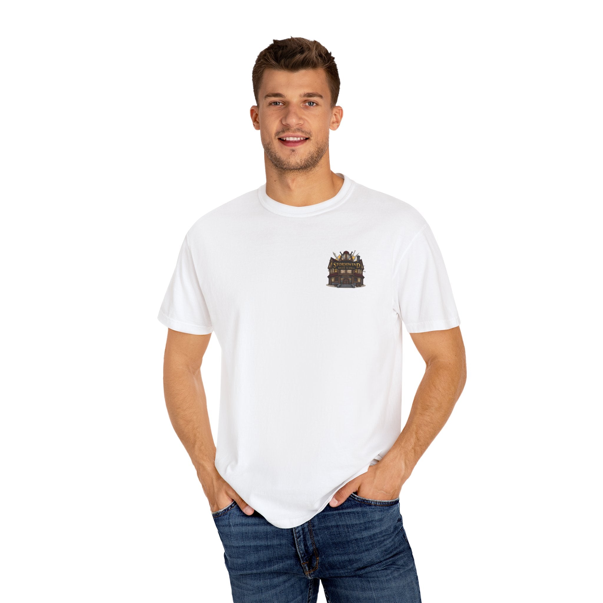 Stormwind-Inspired Unisex T-Shirt, Fantasy Apparel, Gamer Shirt, Gift for Gamers, Casual Wear, Gaming Merchandise