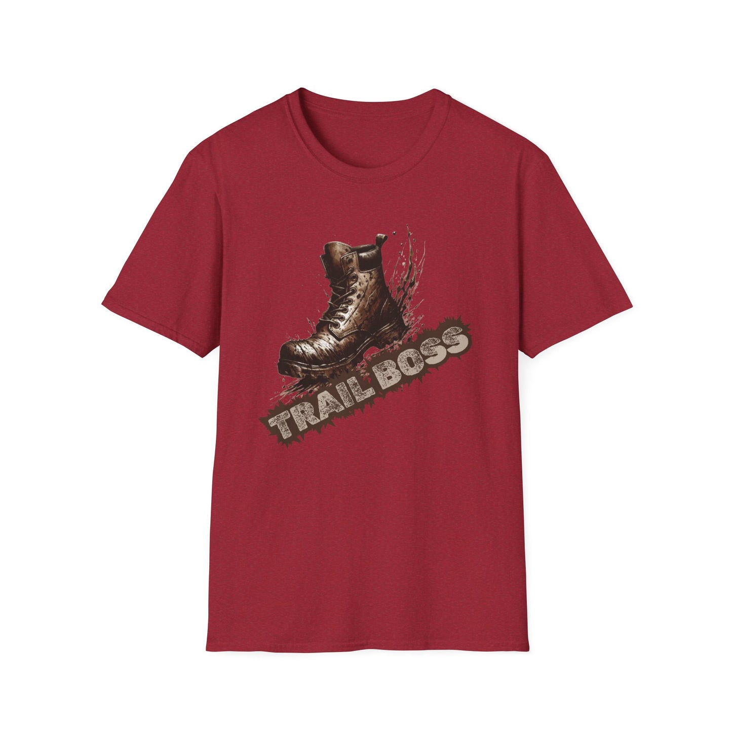 Trail Boss Cotton Tee: Bear-Proof Humor, Eco-Friendly Comfort, Versatile Outdoor Wear