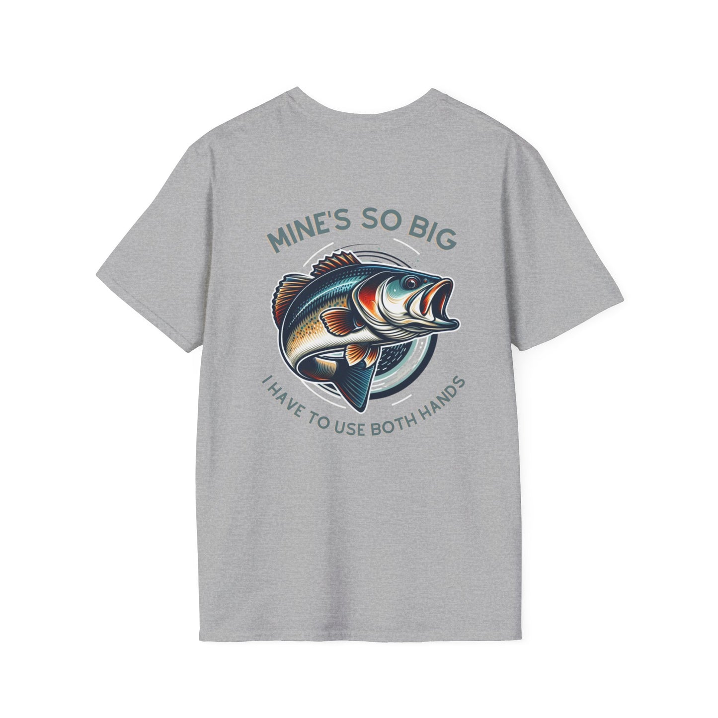 Unisex Bass Fishing T-Shirt | Humorous Angler Tee | Soft-Style Cotton Comfort | Durable & Ethical Casualwear | Funny Fishing Gift