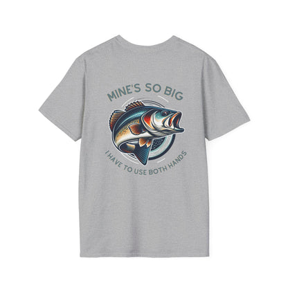 Unisex Bass Fishing T-Shirt | Humorous Angler Tee | Soft-Style Cotton Comfort | Durable & Ethical Casualwear | Funny Fishing Gift
