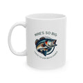 Bass Angler Delight - 11oz or 15oz Ceramic Mugs with Humorous Fishing Slogan, Eco-Friendly, Perfect for Hot & Cold Drinks
