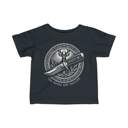 The woods are calling toddler shirt