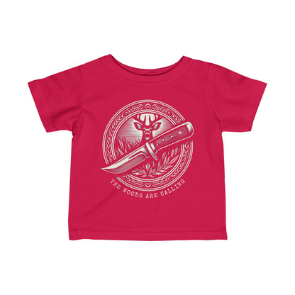 The woods are calling toddler shirt