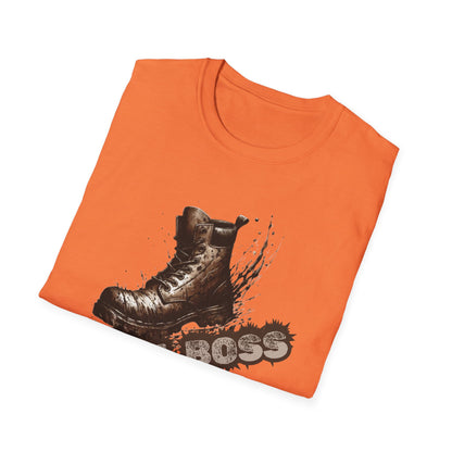 Trail Boss Cotton Tee: Bear-Proof Humor, Eco-Friendly Comfort, Versatile Outdoor Wear