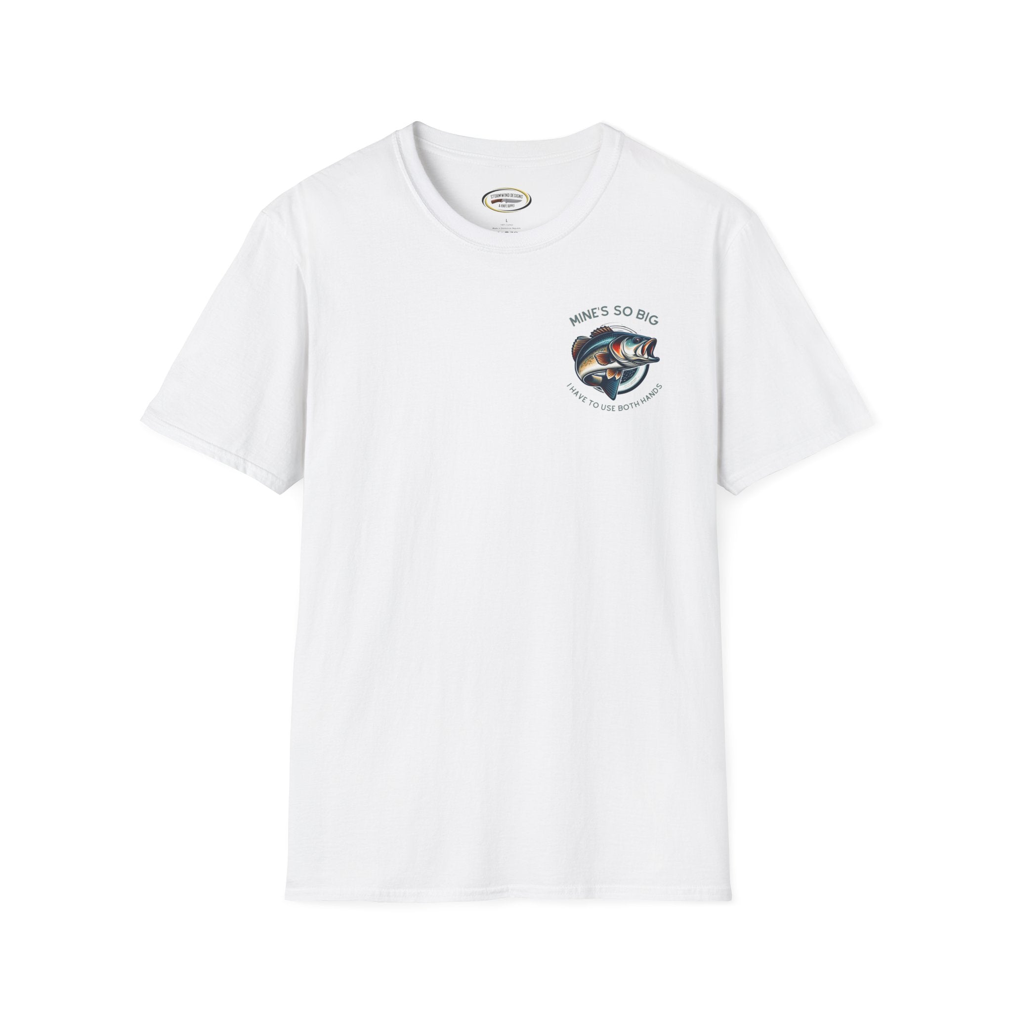 Unisex Bass Fishing T-Shirt | Humorous Angler Tee | Soft-Style Cotton Comfort | Durable & Ethical Casualwear | Funny Fishing Gift