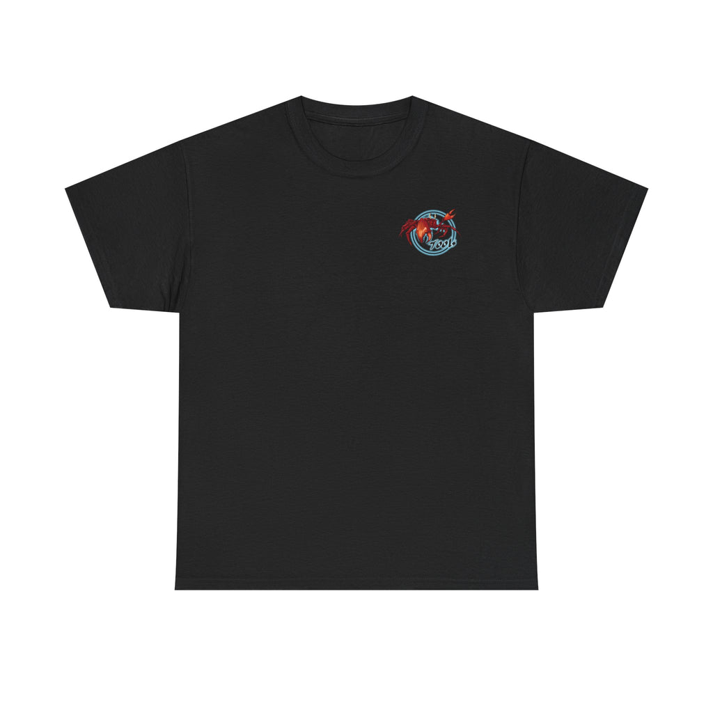 Crab-Themed Unisex Heavy Cotton Tee - Fun Seafood T-Shirt, Beach Wear, Summer Party, Ocean Lover Gift, Casual Style