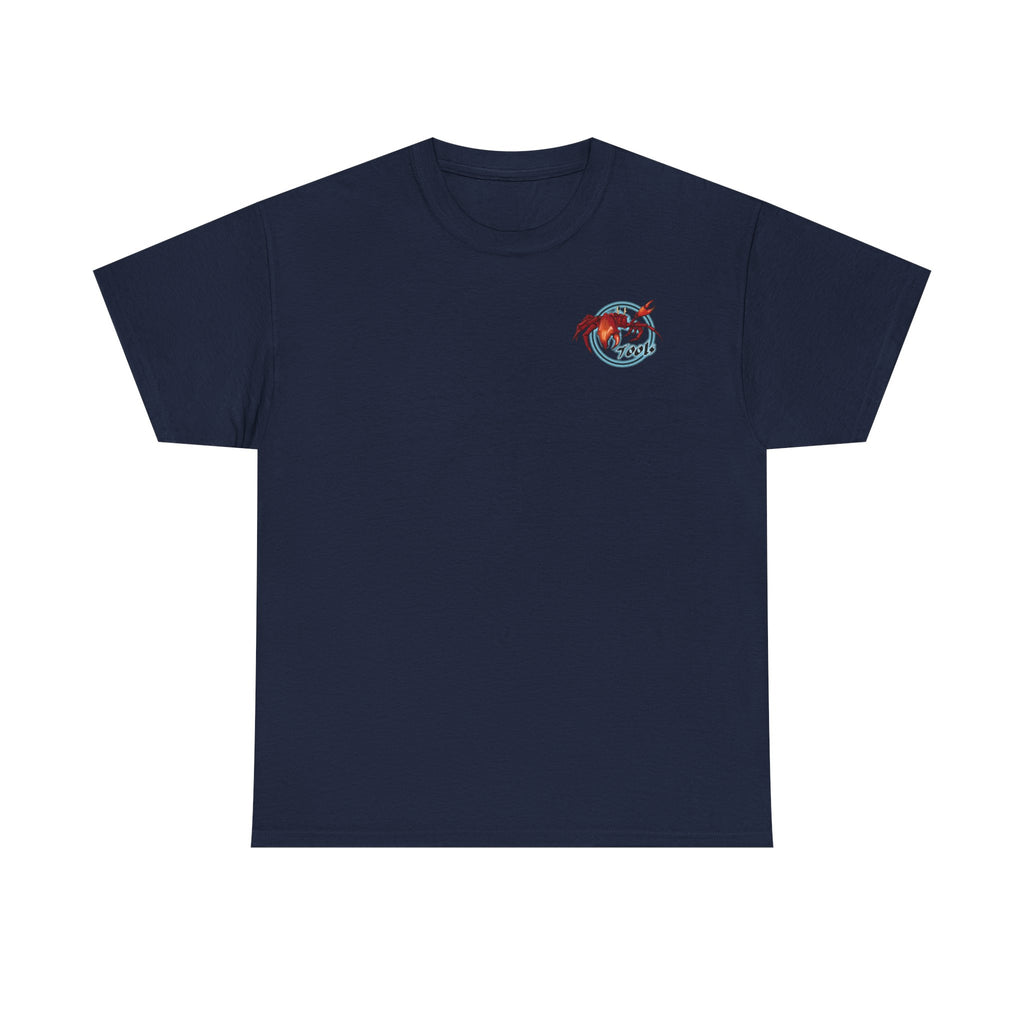 Crab-Themed Unisex Heavy Cotton Tee - Fun Seafood T-Shirt, Beach Wear, Summer Party, Ocean Lover Gift, Casual Style