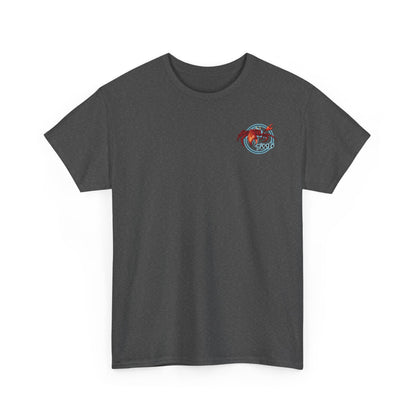 Crab-Themed Unisex Heavy Cotton Tee - Fun Seafood T-Shirt, Beach Wear, Summer Party, Ocean Lover Gift, Casual Style