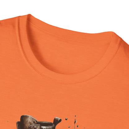 Trail Boss Cotton Tee: Bear-Proof Humor, Eco-Friendly Comfort, Versatile Outdoor Wear