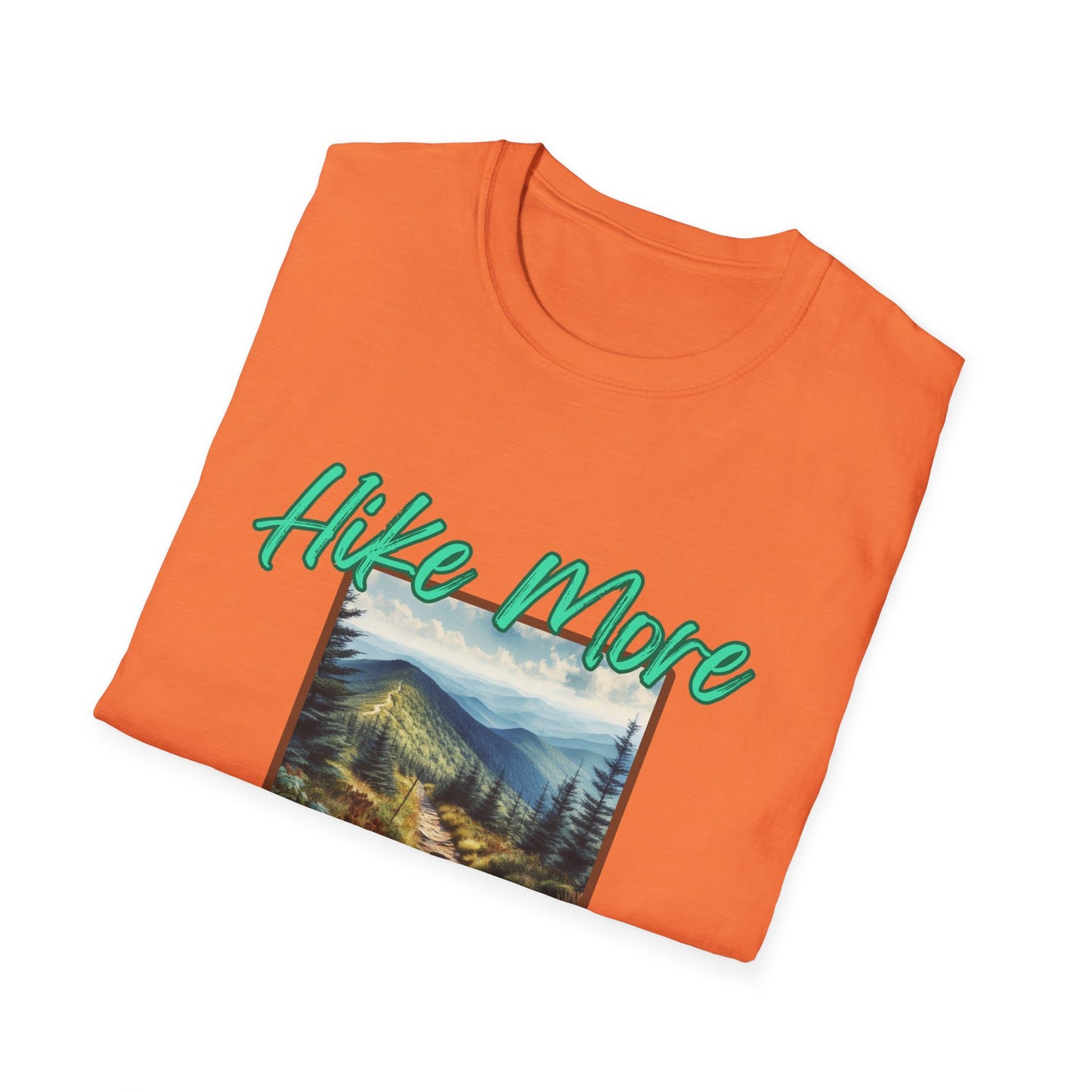 Trail Bliss Tee - Hike More, Worry Less | Eco-Friendly Ring-Spun Cotton Hiking Shirt