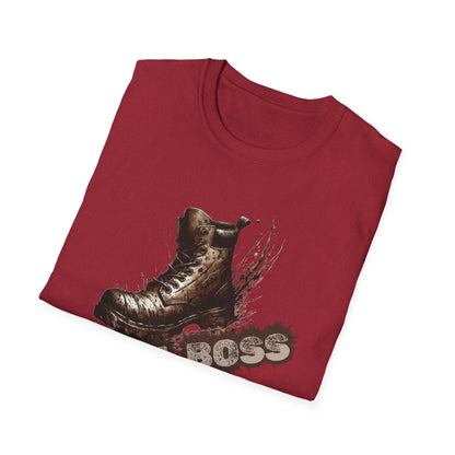 Trail Boss Cotton Tee: Bear-Proof Humor, Eco-Friendly Comfort, Versatile Outdoor Wear