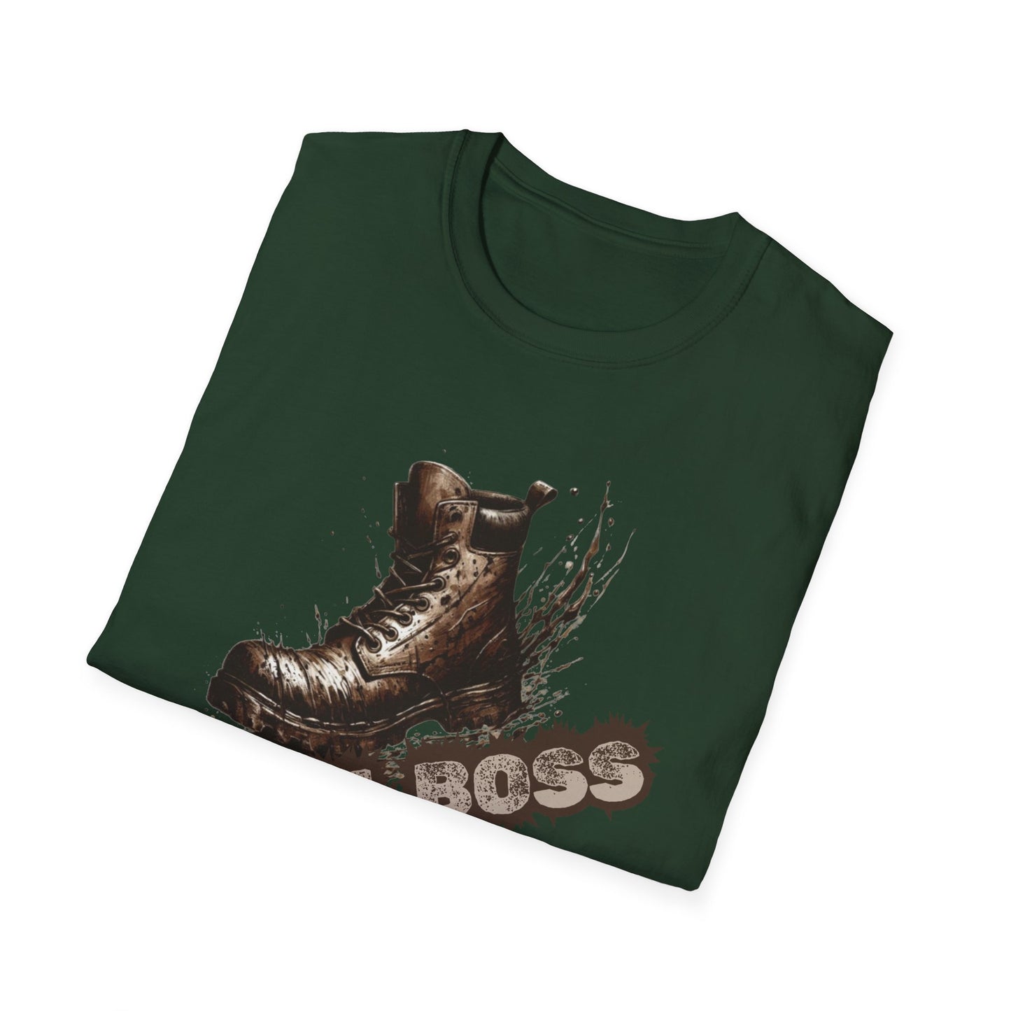 Trail Boss Cotton Tee: Bear-Proof Humor, Eco-Friendly Comfort, Versatile Outdoor Wear