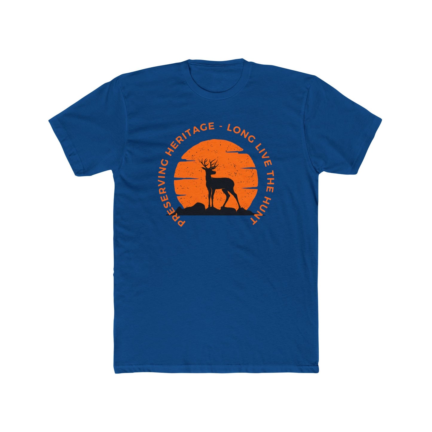 “American Hunting Heritage Men’s Tee - Long live the Hunt | Lightweight Cotton Crew Shirt”