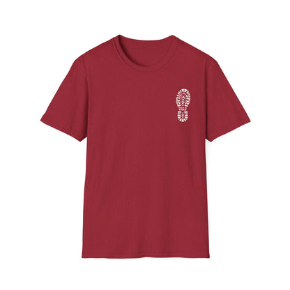 Unisex Take a Hike Soft-Style Tee back print- 100% Cotton Comfort with Durable Twill Tape & Ribbed Collar