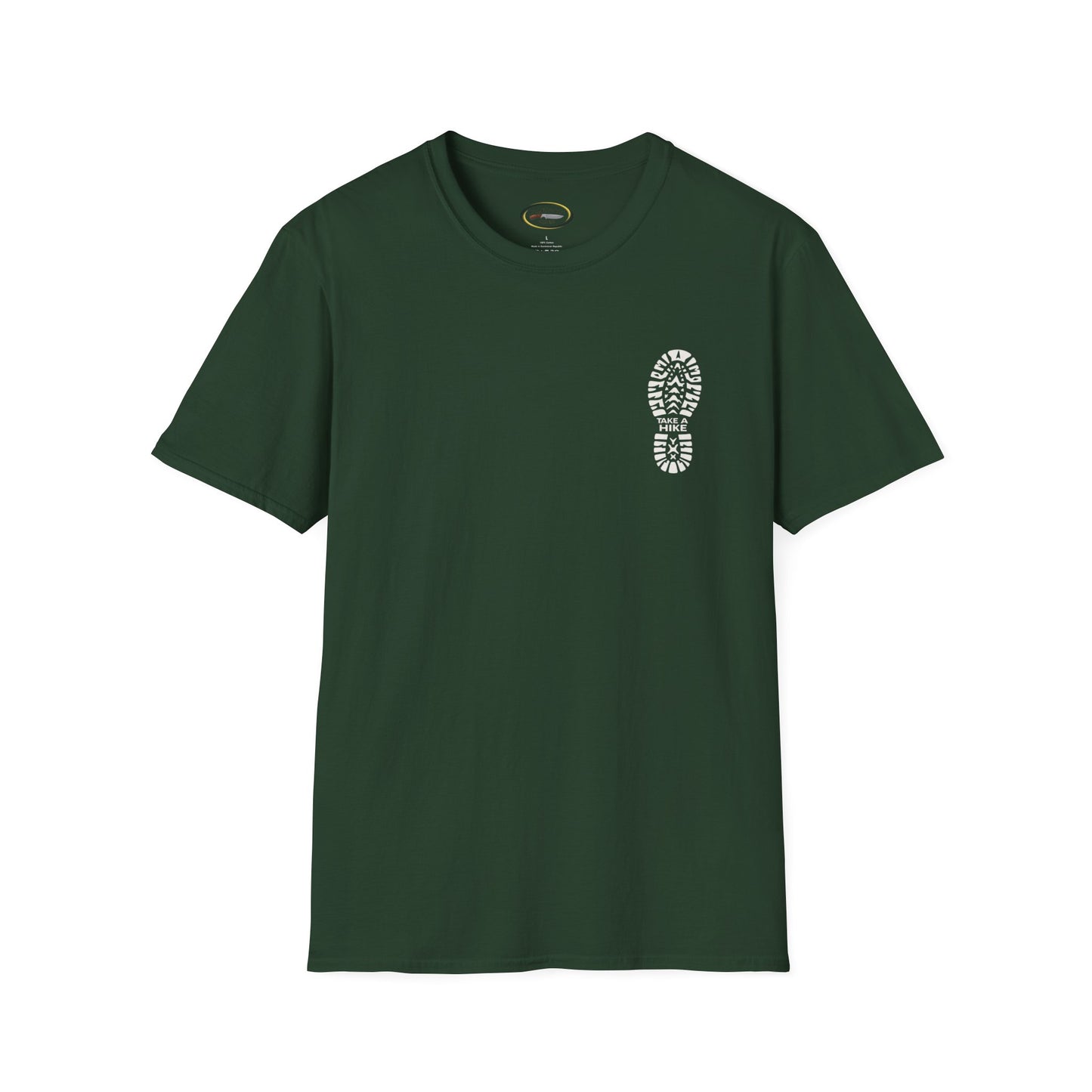 Unisex Take a Hike Soft-Style Tee - 100% Cotton Comfort with Durable Twill Tape & Ribbed Collar