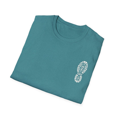 Unisex Take a Hike Soft-Style Tee back print- 100% Cotton Comfort with Durable Twill Tape & Ribbed Collar