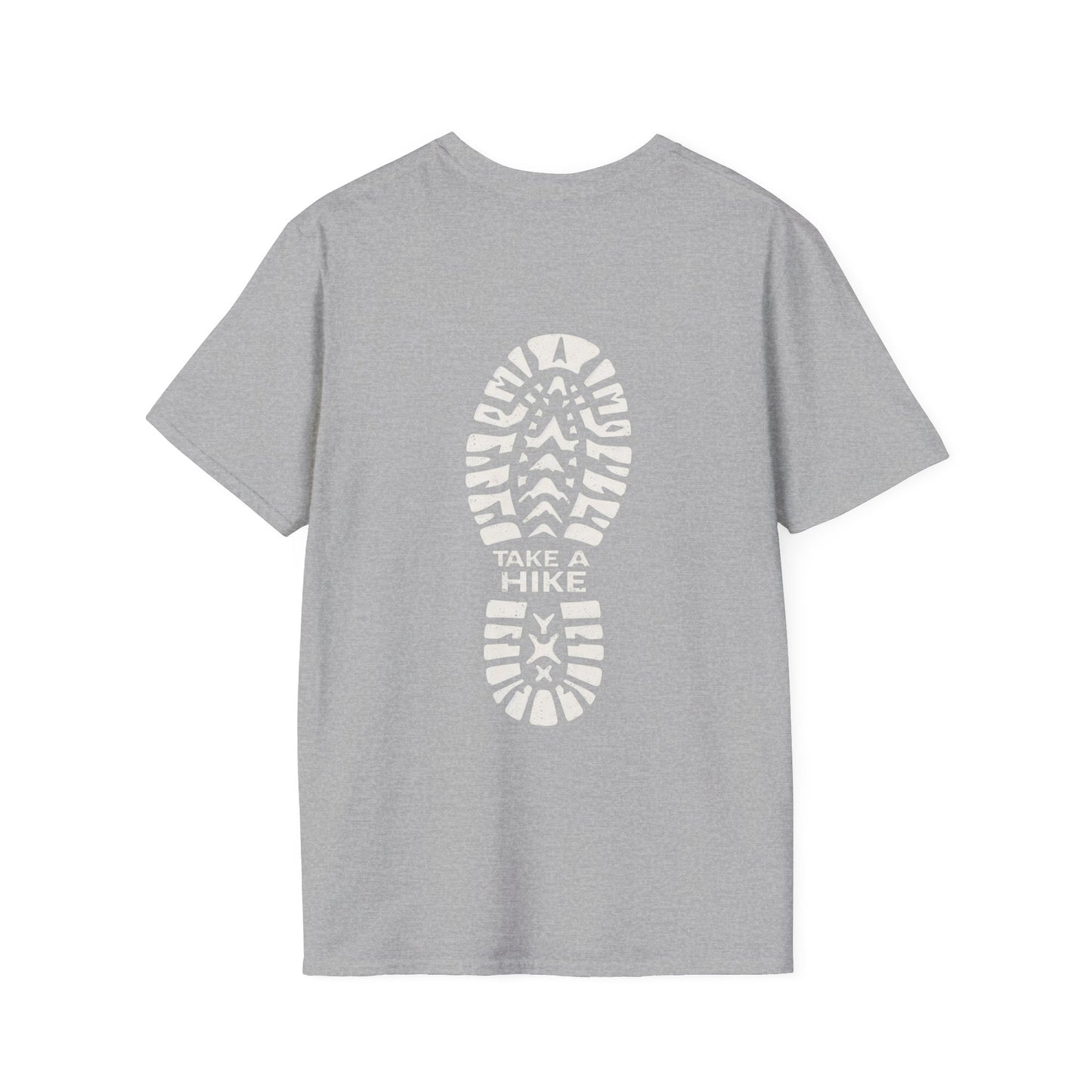 Unisex Take a Hike Soft-Style Tee - 100% Cotton Comfort with Durable Twill Tape & Ribbed Collar