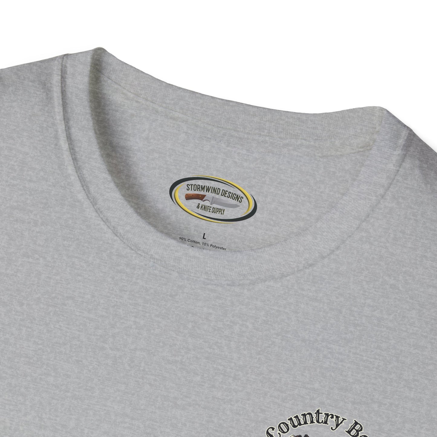 Unisex ‘Country Boys Always Survive’ Tee - Soft Ring-Spun Cotton, Durable Twill Tape Shoulders, Ethically Made & Oeko-Tex Certified