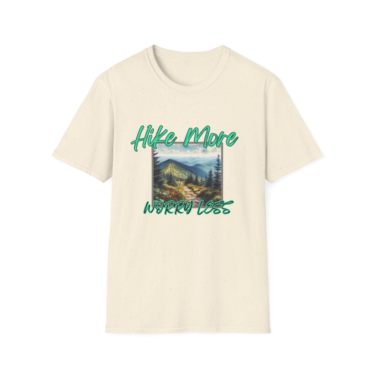 Trail Bliss Tee - Hike More, Worry Less | Eco-Friendly Ring-Spun Cotton Hiking Shirt