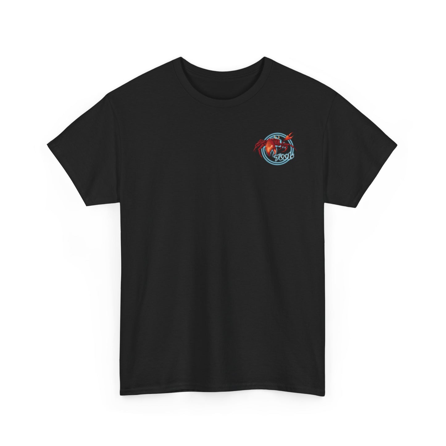 Crab-Themed Unisex Heavy Cotton Tee - Fun Seafood T-Shirt, Beach Wear, Summer Party, Ocean Lover Gift, Casual Style