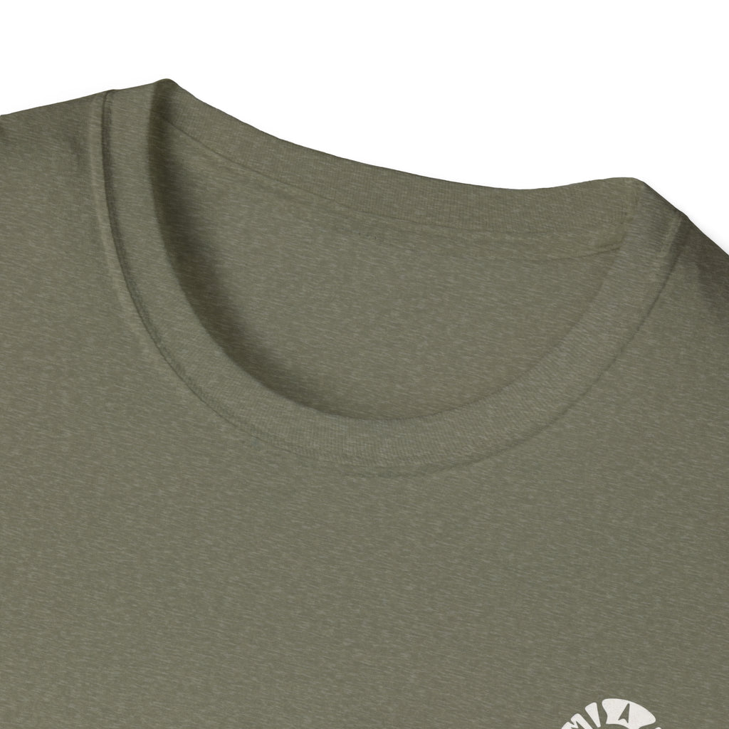 Unisex Take a Hike Soft-Style Tee back print- 100% Cotton Comfort with Durable Twill Tape & Ribbed Collar