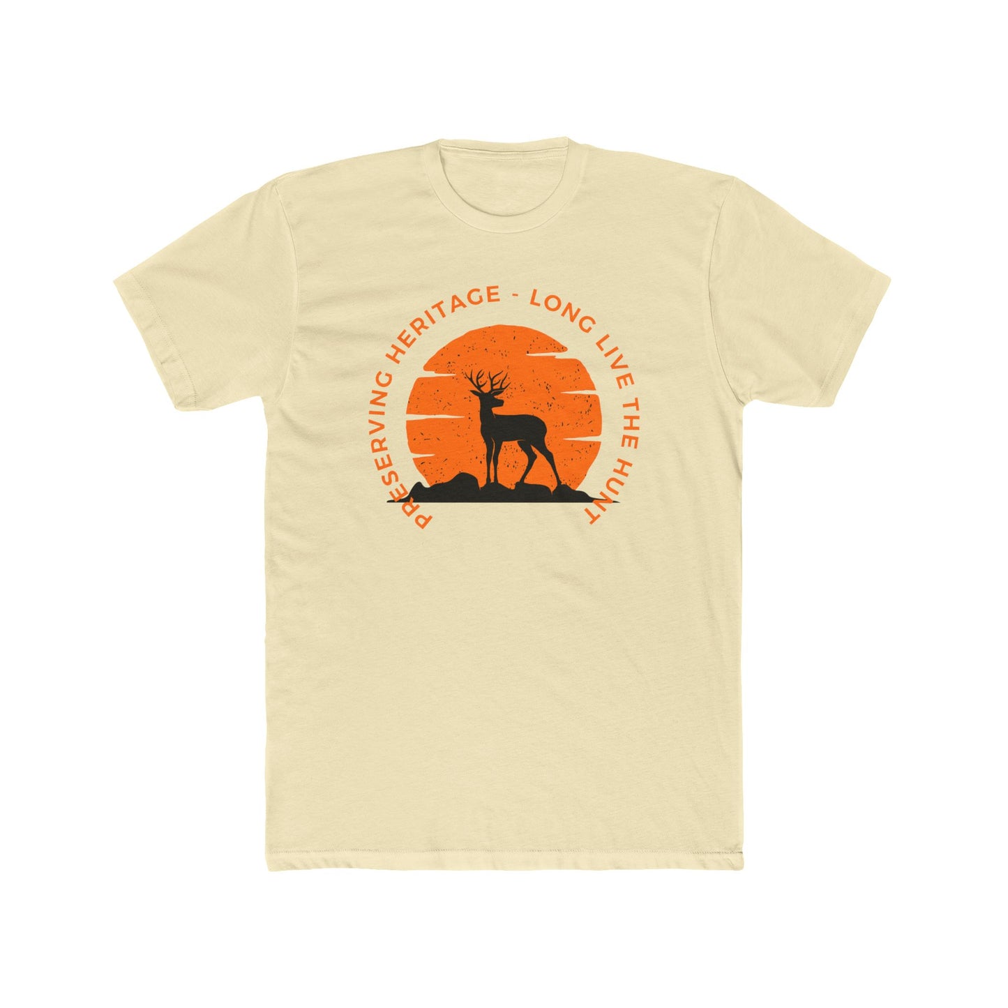 “American Hunting Heritage Men’s Tee - Long live the Hunt | Lightweight Cotton Crew Shirt”