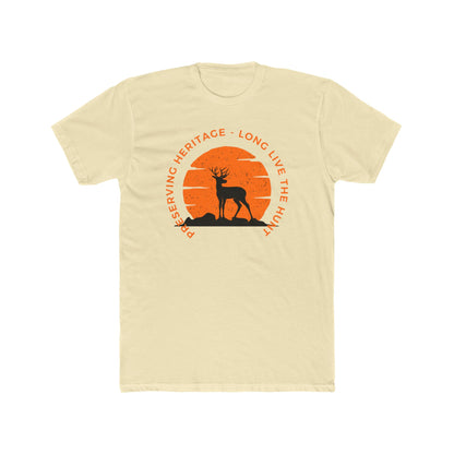 “American Hunting Heritage Men’s Tee - Long live the Hunt | Lightweight Cotton Crew Shirt”