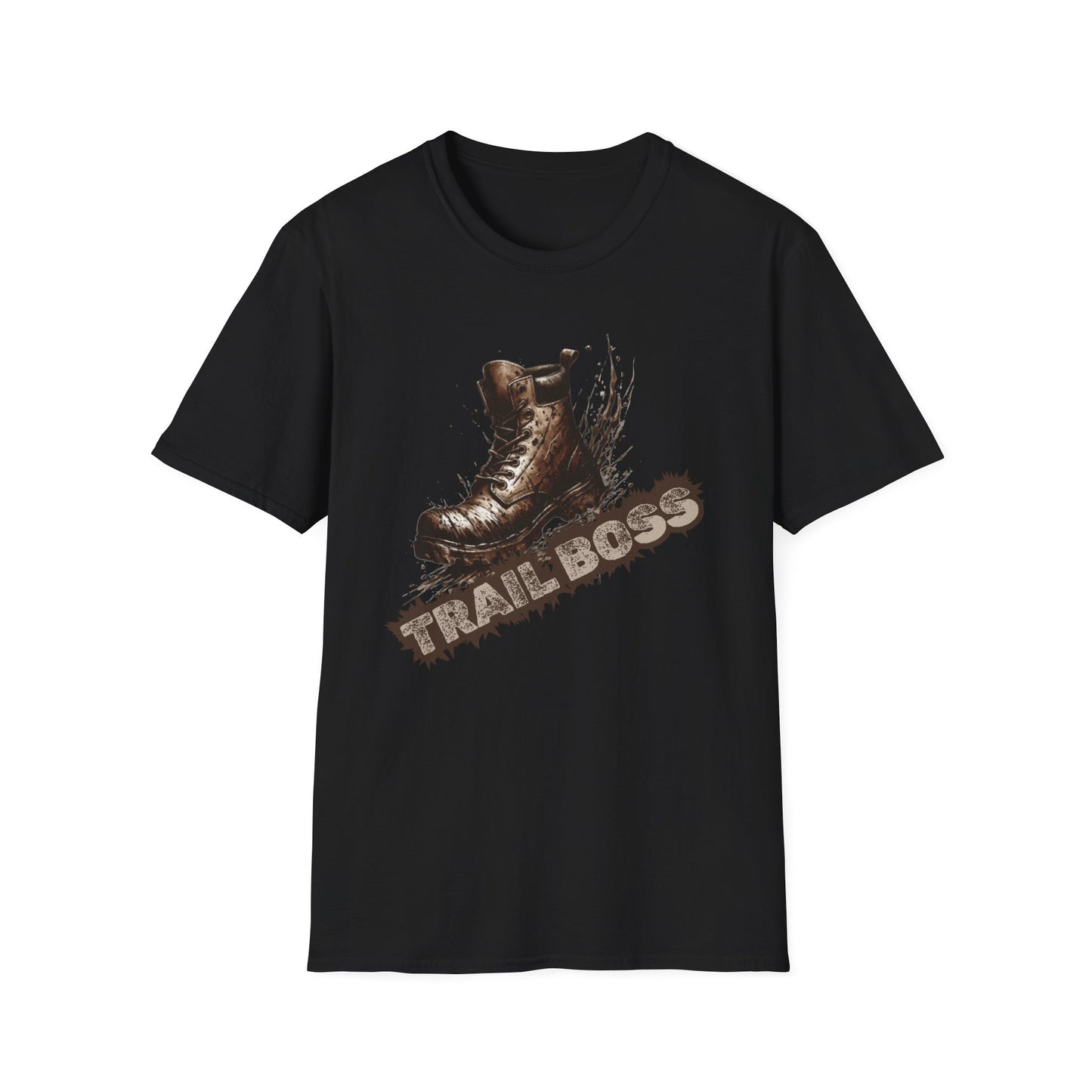 Trail Boss Cotton Tee: Bear-Proof Humor, Eco-Friendly Comfort, Versatile Outdoor Wear