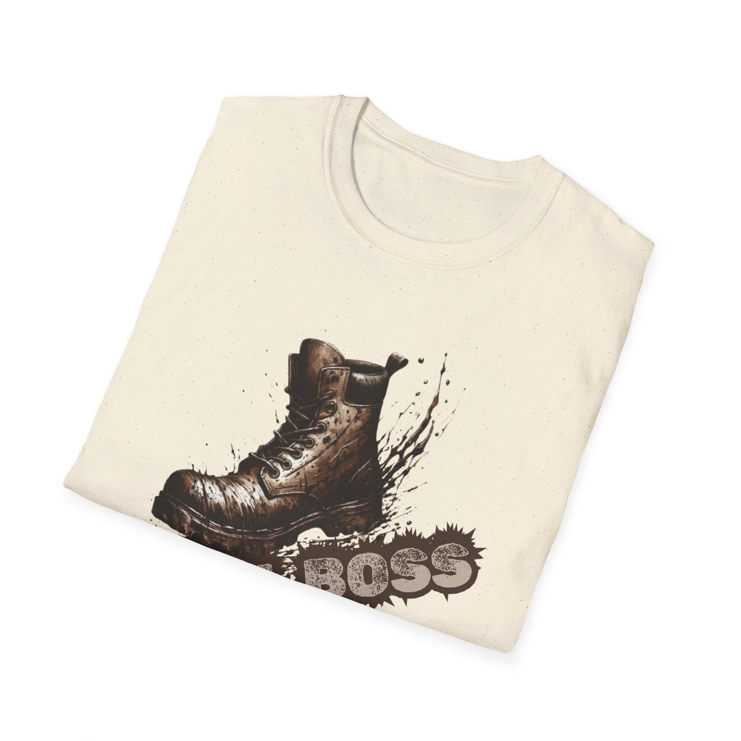Trail Boss Cotton Tee: Bear-Proof Humor, Eco-Friendly Comfort, Versatile Outdoor Wear