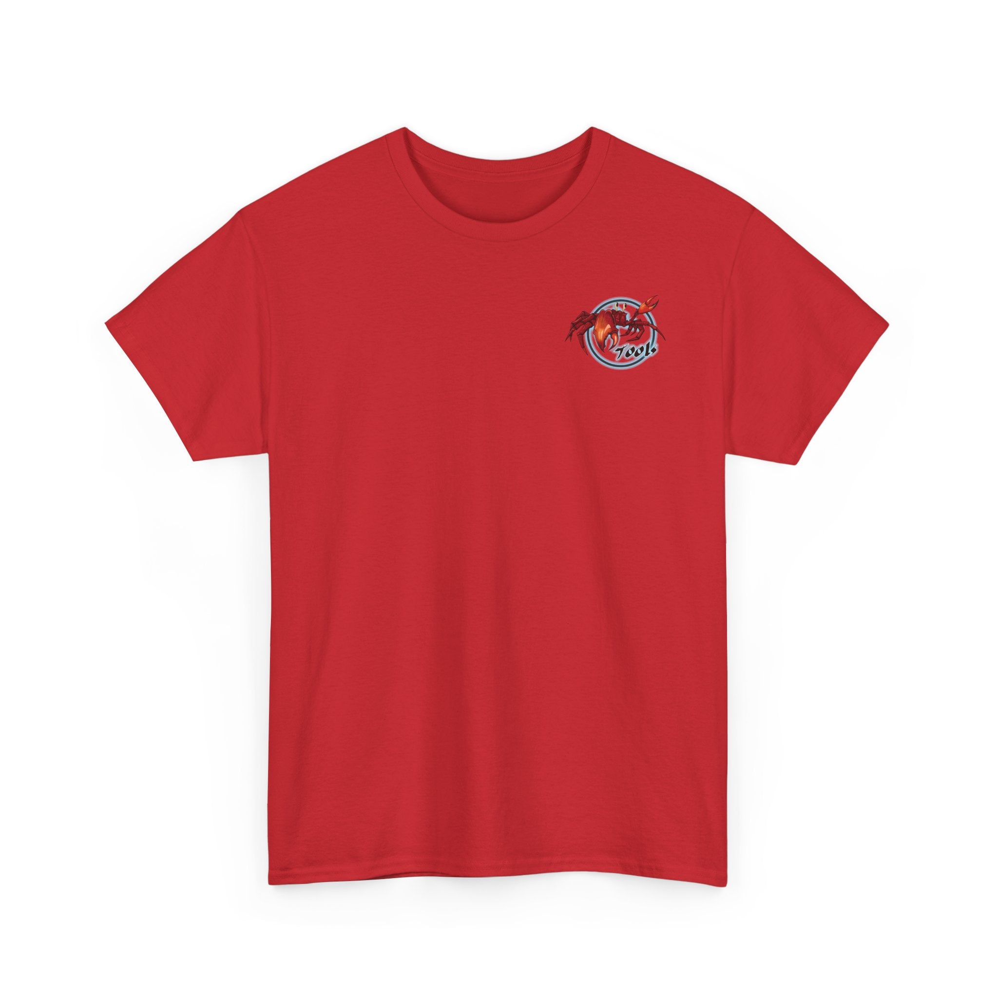 Crab-Themed Unisex Heavy Cotton Tee - Fun Seafood T-Shirt, Beach Wear, Summer Party, Ocean Lover Gift, Casual Style