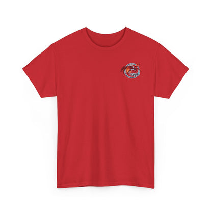 Crab-Themed Unisex Heavy Cotton Tee - Fun Seafood T-Shirt, Beach Wear, Summer Party, Ocean Lover Gift, Casual Style