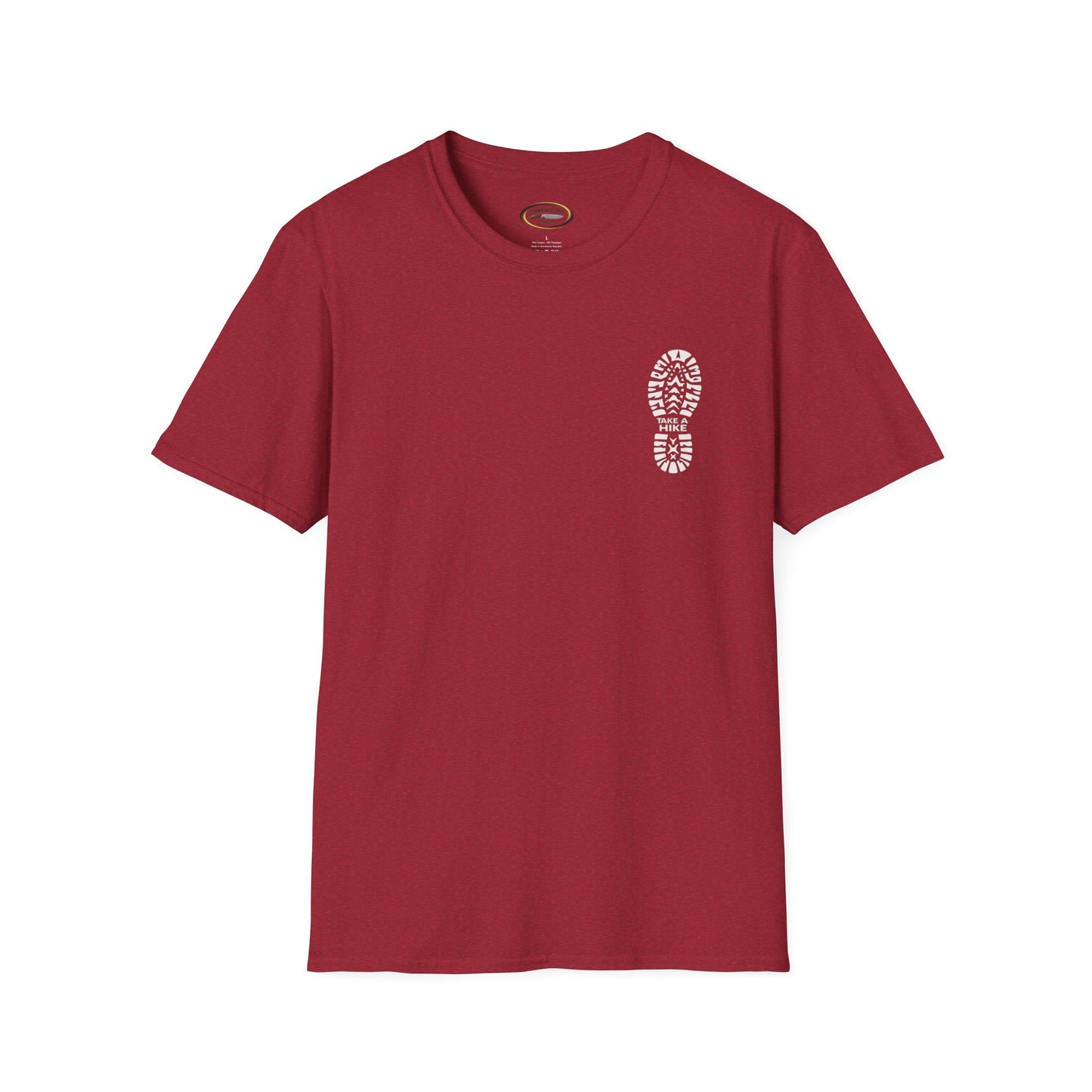 Unisex Take a Hike Soft-Style Tee - 100% Cotton Comfort with Durable Twill Tape & Ribbed Collar
