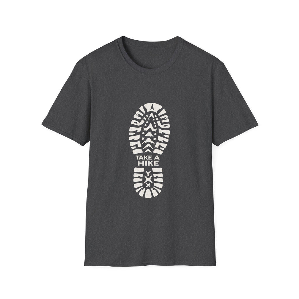 Unisex Take a Hike Soft-Style Tee - 100% Cotton Comfort with Durable Twill Tape & Ribbed Collar