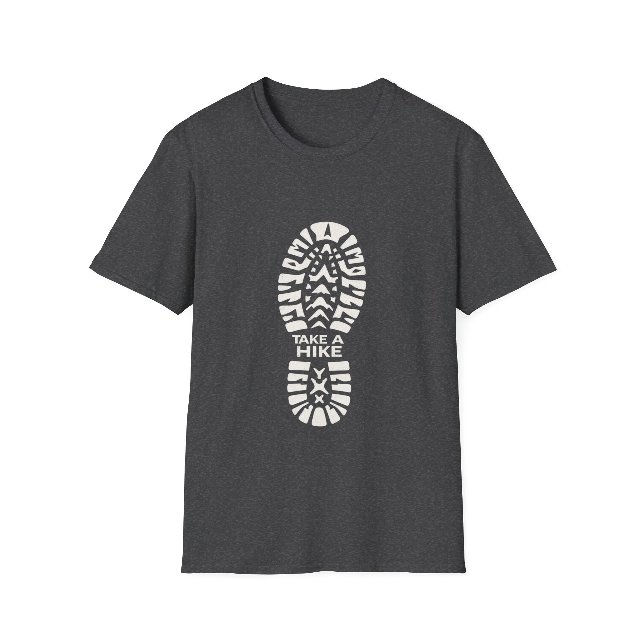 Unisex Take a Hike Soft-Style Tee - 100% Cotton Comfort with Durable Twill Tape & Ribbed Collar