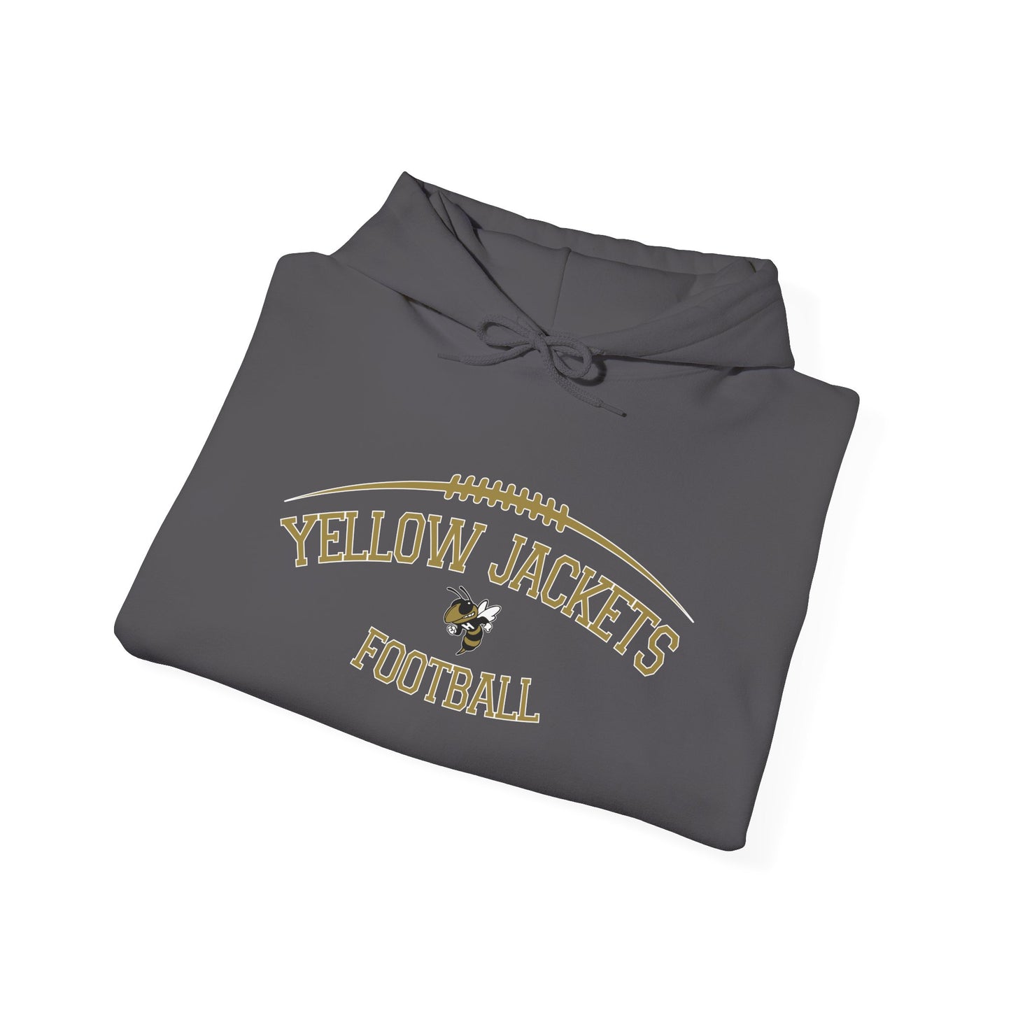 Yellow Jackets Football Unisex Hoodie, Cozy Sweatshirt, Game Day Apparel, Sports Team Gear, Unique Gift for Fans