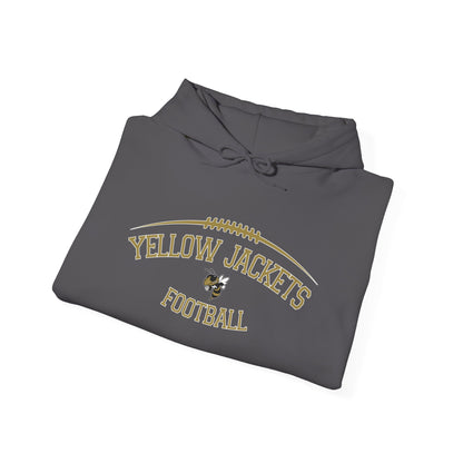 Yellow Jackets Football Unisex Hoodie, Cozy Sweatshirt, Game Day Apparel, Sports Team Gear, Unique Gift for Fans